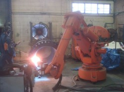 Thermal spray robot